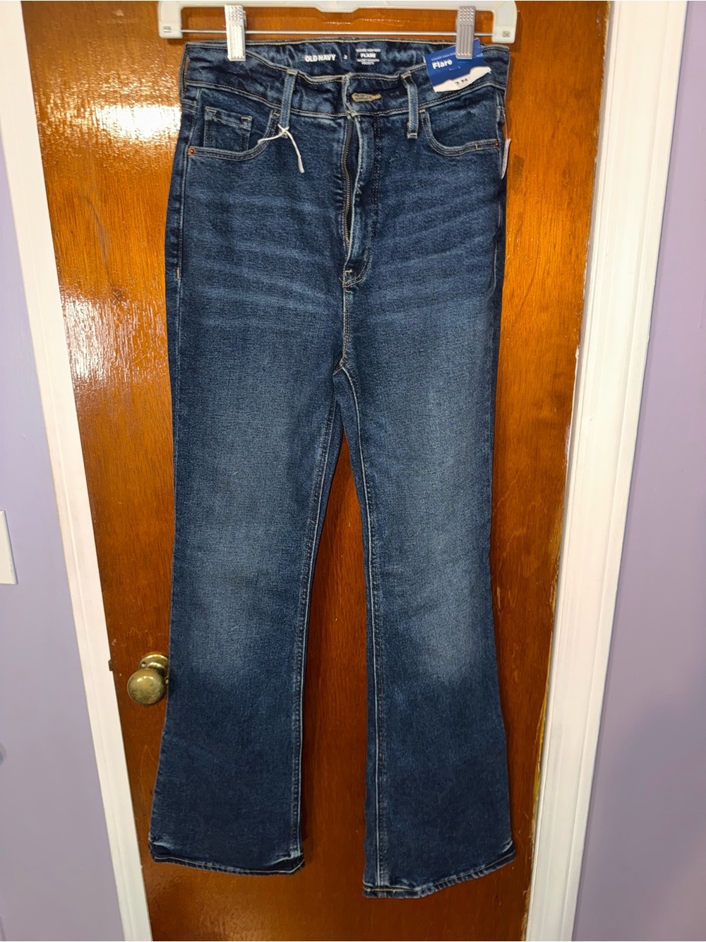 Old Navy Women's Dark Indigo Flare Jeans